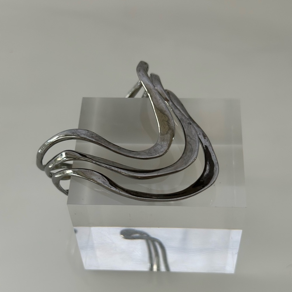 Alexis Bittar silver bracelet.